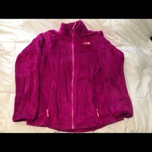 North Face fleece size L 14/16, pink